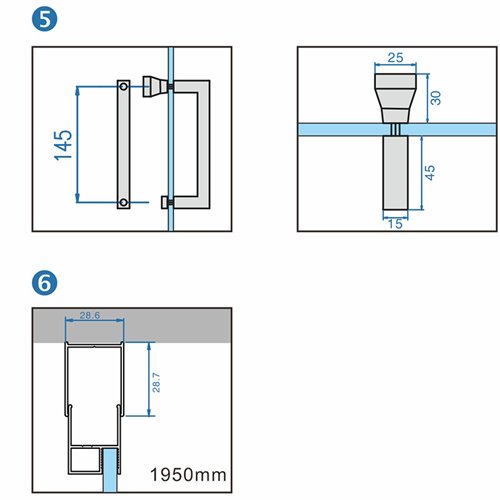 Biała kabina prysznicowa 90x80 prostokątna drzwi pełne uchylne KZ05A