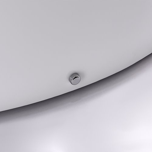 Kabina prysznicowa na głębokim brodziku biały profil 90x90 Maja Hydrosan