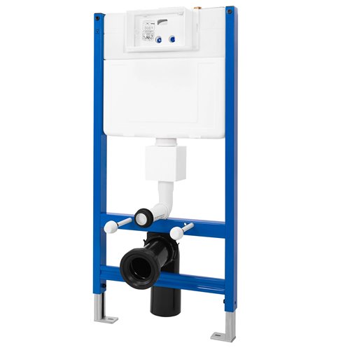 Zestaw podtynkowy kompletny stelaż + miska RAIN-BL-GL-RIM-03 + przycisk ST+H GOLD