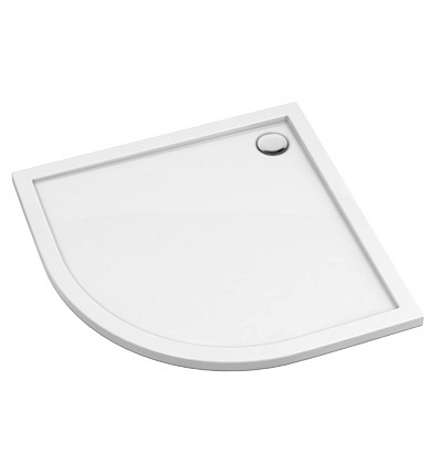 Brodzik prysznicowy na nośniku, półokrągły 90x90 Merton 90/O