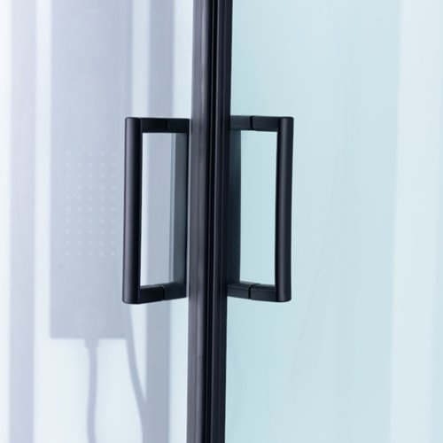 Kabina prysznicowa zabudowana na niskim brodziku prostokątna 120x80 Alma Lewa