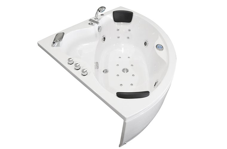 Wanna z hydromasażem narożna Turbo+ 135x135 cm MO-1636T+