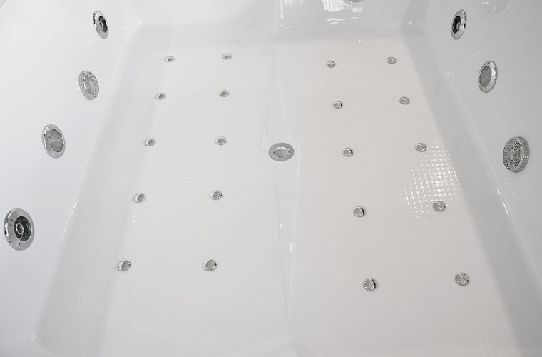 Wanna z hydromasażem do zabudowy prostokątna 180x150 cm MO-1666