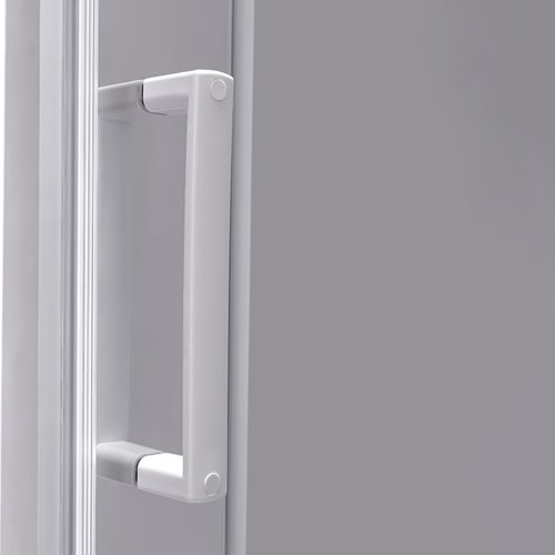 Kabina prysznicowa na głębokim brodziku biały profil 90x90 Maja Hydrosan