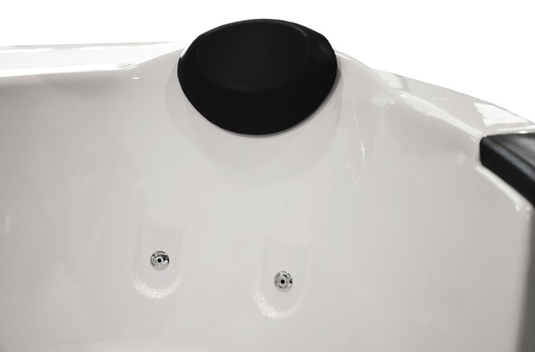 Wanna łazienkowa z hydromasażem Spa narożna 150x150 cm MO-0312