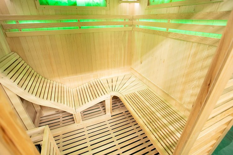 Sauna sucha fińska piec 6 KW Harvia BC60 + kamień solny 180X160X200CM MO-EA4-L Mazur