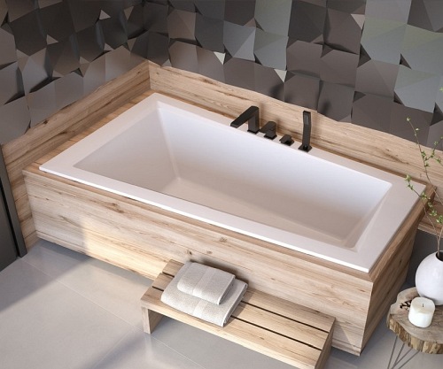 Wanna do zabudowy asymetryczna Intima Slim Besco lewa 160x90 cm