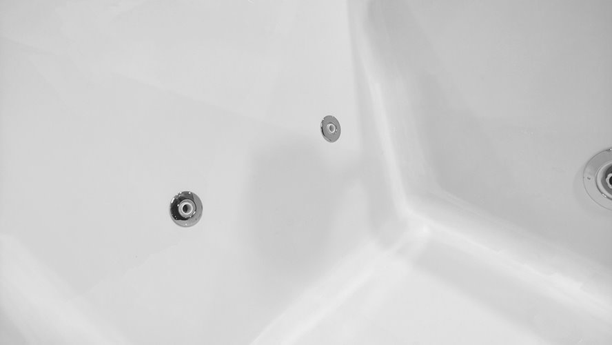 Wanna wolnostojąca z hydromasażem prostokątna konglomerat 170x80 cm MO-1801B