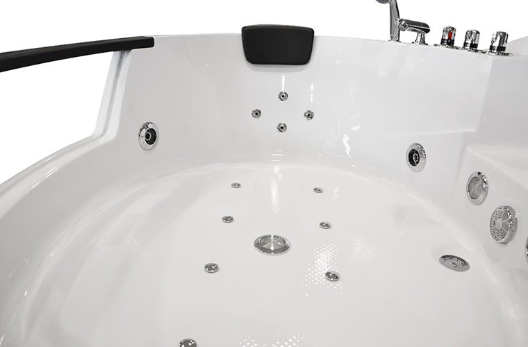 Wanna z hydromasażem narożna Turbo+ 157x157 cm MO-10632T+ XL