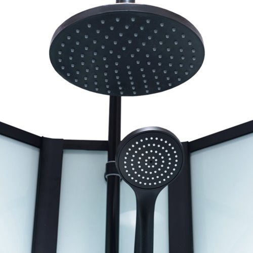 Kabina prysznicowa zabudowana na niskim brodziku prostokątna 120x80 Alma Prawa