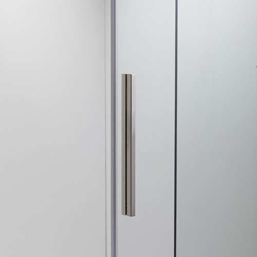 Drzwi prysznicowe rozsuwane szkło 8 mm 120 cm ASTRA-CH-A-120 zestaw