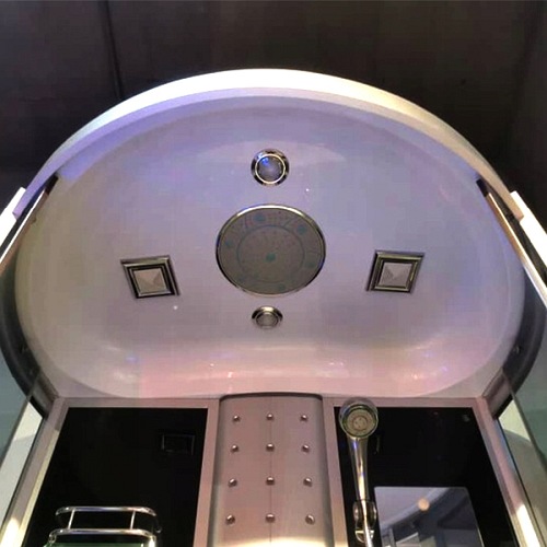 Kabina prysznicowa z hydromasażem przyścienna 125x90