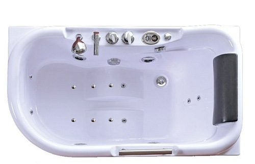 Wanna z hydromasażem 140x80 Lemur 796 Hydrosan Lewa