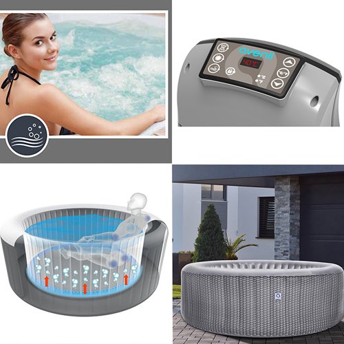 Dmuchane jacuzzi ogrodowe basen 175x70 cm Spa Venice Avenli