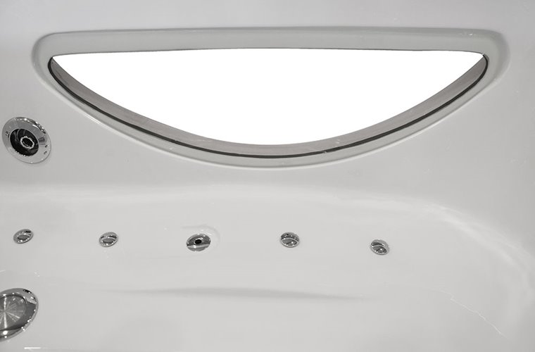Wanna z hydromasażem Spa narożna Turbo 168x86 cm MO-1633