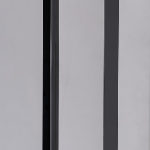 Czarna prostokątna kabina prysznicowa Kira 120x90 drzwi rozsuwane do wewnątrz