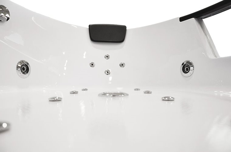 Wanna z hydromasażem narożna Turbo+ 157x157 cm MO-10632T+ XL