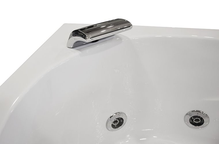 Przyścienna wanna hydromasażowa 180x88 cm MO-1002 Turbo