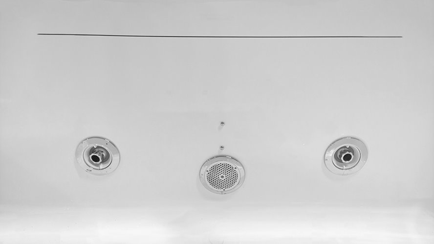 Wanna wolnostojąca z hydromasażem prostokątna konglomerat 170x80 cm MO-1801AB