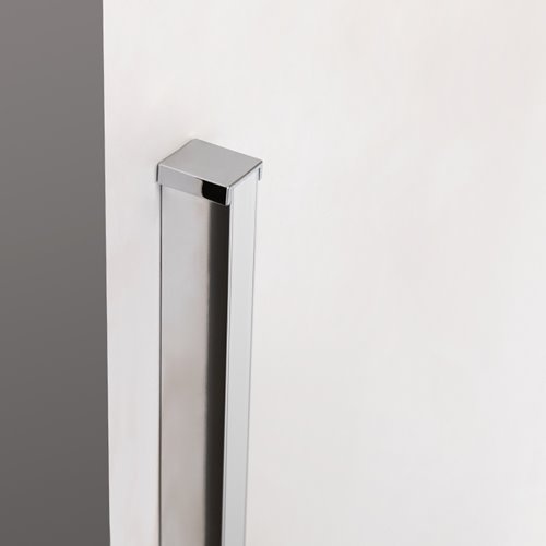 Drzwi prysznicowe rozsuwane szkło 8 mm 120 cm ASTRA-CH-A-120 zestaw