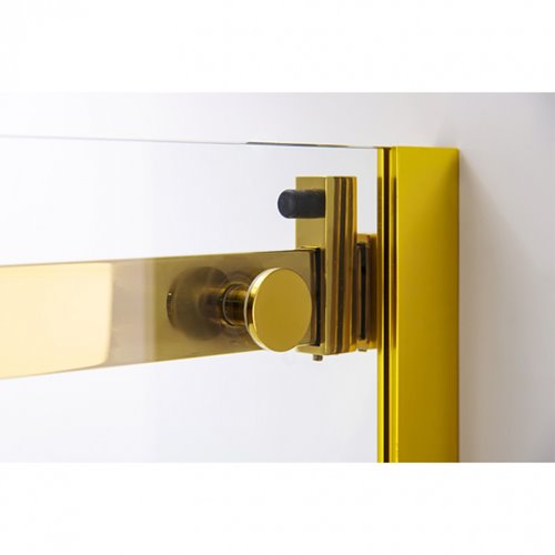 Złota kabina prysznicowa prostokątna 110x90 szkło 8mm KZ202BG