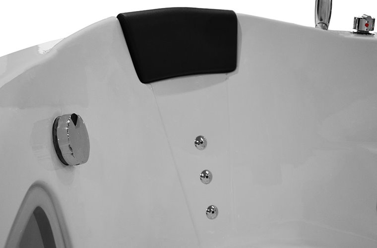 Wanna z hydromasażem narożna 140x140 cm MO-1001