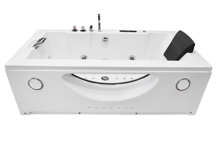 Wanna z hydromasażem przyścienna 180x91 cm MO-1007