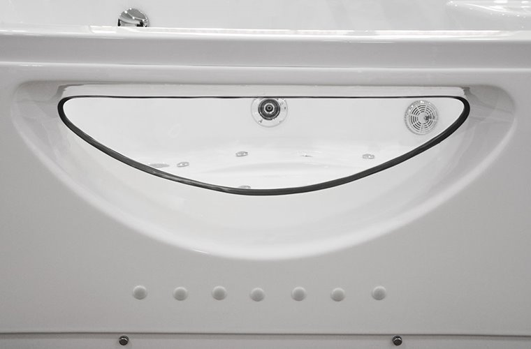 Wanna z hydromasażem spa prostokątna Turbo+ 168x86 cm MO-1633
