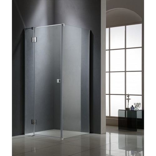 Kabina prostokątna szkło 8 mm, drzwi uchylne 90x120 Faro
