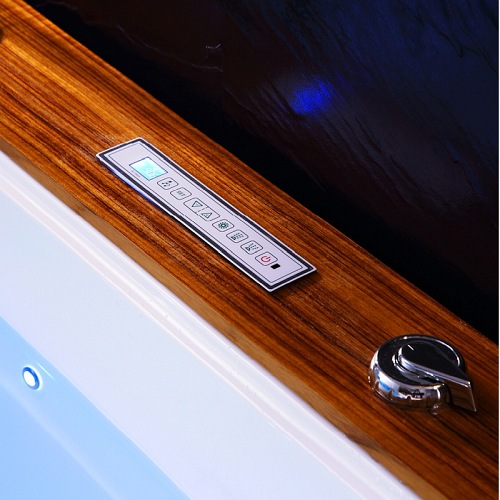 Dwuosobowa wanna z hydromasażem 192x131 Zefir Hydrosan