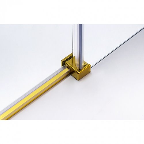 Złota kabina prysznicowa prostokątna 100x80 szkło 8mm KZ203AG