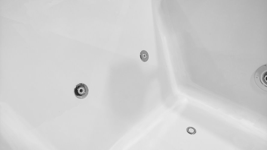 Wanna wolnostojąca z hydromasażem prostokątna konglomerat 170x80 cm MO-1801AB