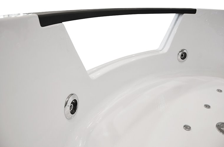 Wanna z hydromasażem narożna 157x157 cm MO-10632HC XL