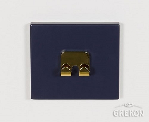 Wieszak podwójny złoty Belli Gold G