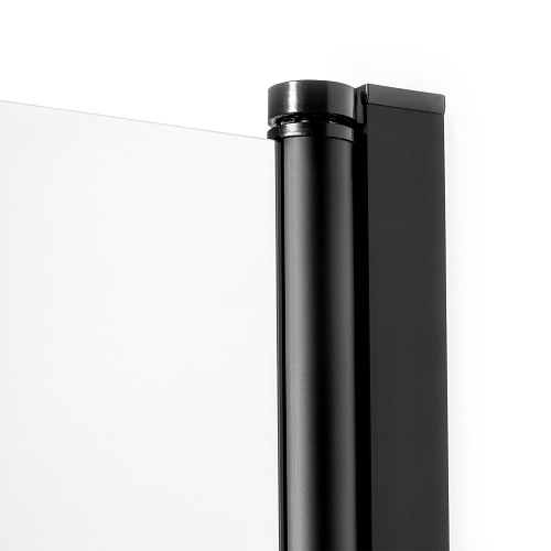 Czarna kabina prysznicowa prostokątna 90x80 Superia Black New Trendy K-0801