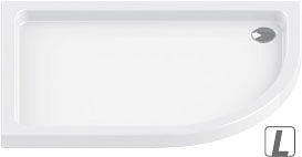 Brodzik asymetryczny 100x80 Maxima Ultra B-0334/L New Trendy