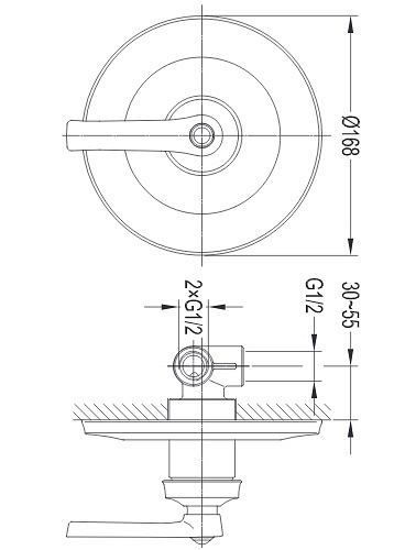 Bateria podtynkowa Armance AM5245 CR Omnires