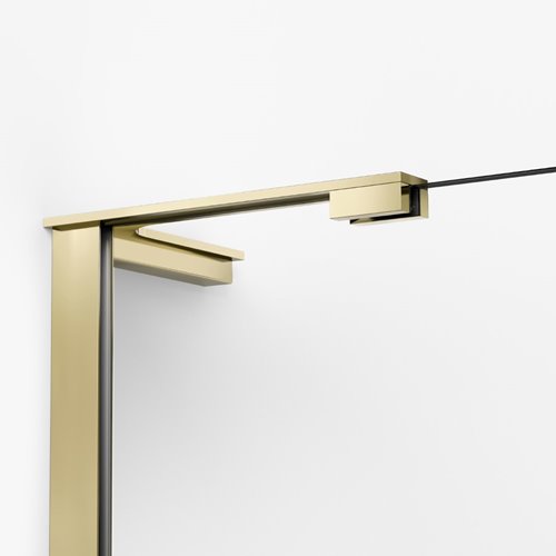 Parawan wannowy kolor złoty połysk lewy 100x150 P-0240-WL Nesta Light Gold New Trendy