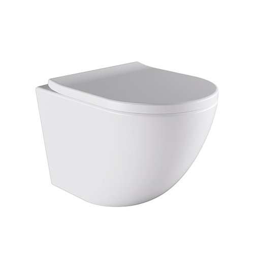 Zestaw podtynkowy stelaż GEBERIT DUOFIX + miska PURO-WH-02 + przycisk DELTA 30 biały