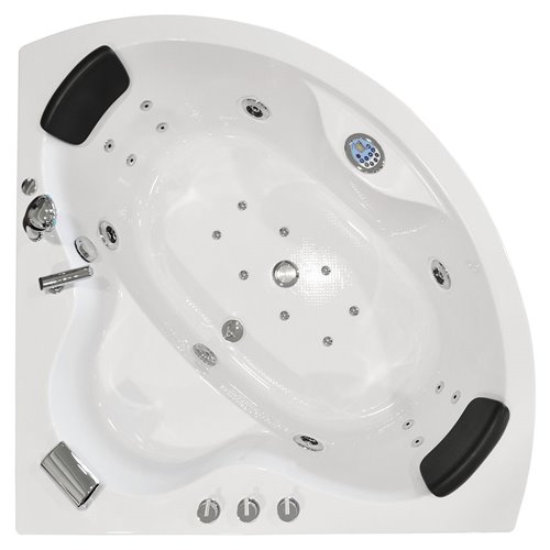 Wanna z hydromasażem narożna Turbo+ 135x135 cm MO-1636T+