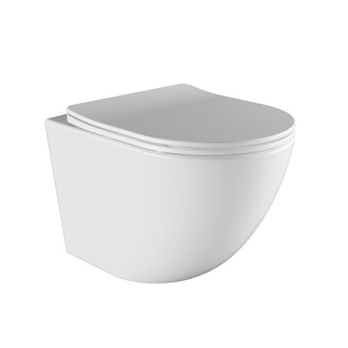 Zestaw podtynkowy stelaż GEBERIT DUOFIX + miska PURO-WH-03 + przycisk DELTA 20 chrom