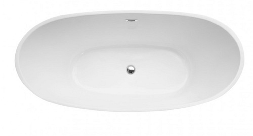 Wanna wolnostojąca korek klik-klak gunmetal 170 cm Ayla Besco