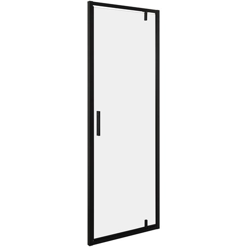 Czarne drzwi prysznicowe uchylne 80 cm Solid DSPA Kerra zdjęcie 2