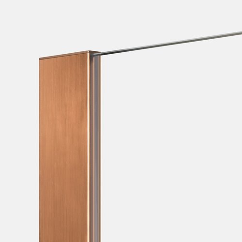 Ścianka prysznicowa miedziana 120 cm K-1751 Nesta Copper Brushed New Trendy