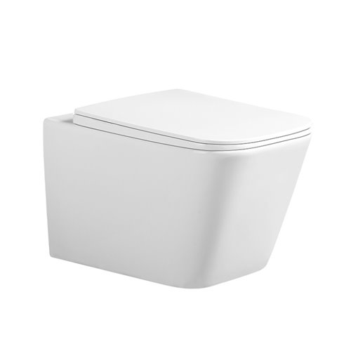 Zestaw podtynkowy stelaż GEBERIT DUOFIX + miska RAIN-WH-RIM-03 + przycisk DELTA 30 chrom