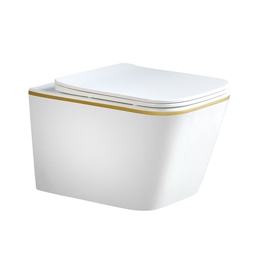 Zestaw podtynkowy stelaż GEBERIT DUOFIX + miska RAIN-WH-GL-RIM-03 + przycisk DELTA 01 chrom