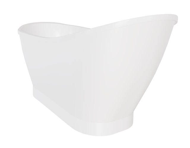 Wanna wolnostojąca 150 cm syfon klik-klak złoty Gloria Besco WMD-150-GLG