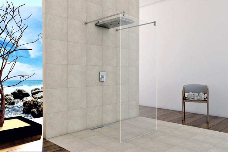 Ścianka prysznicowa 140 cm BKP252T14 Easy-In powłoka Clean Glass