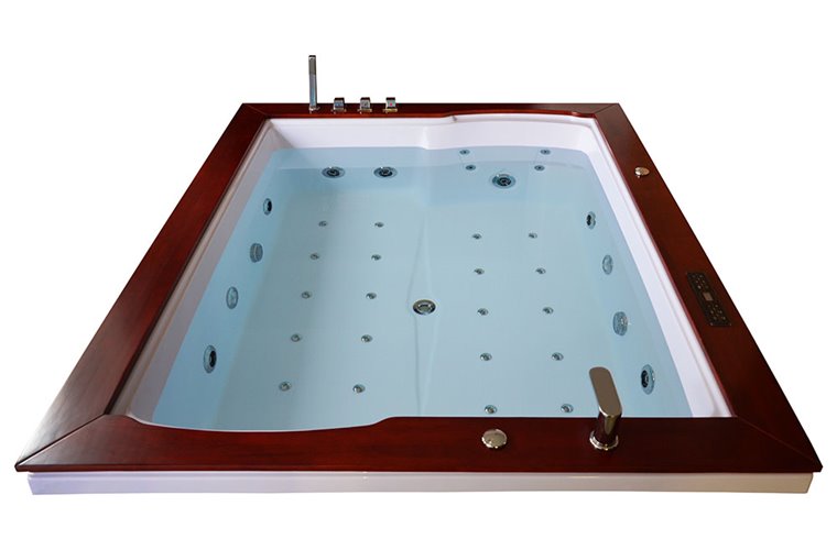 Wanna z hydromasażem prostokątna 180x150 cm MO-1666HC