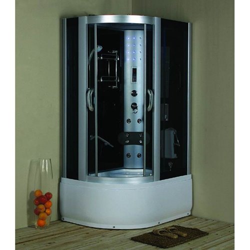 Kabina prysznicowa z hydromasażem i sauną parową 120x85 lewa MO-09912LS